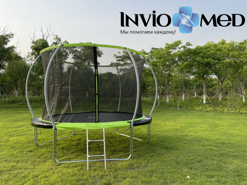 Батут FunFit 8 FT 252 см PRO inside зеленый фото фото 5