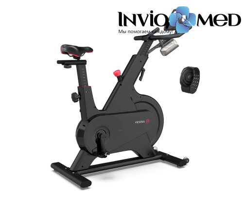 Велотренажер DFC Yesoul Smart M1 BLACK с пульсометром фото Велотренажер DFC Yesoul Smart M1 BLACK с пульсометром фото