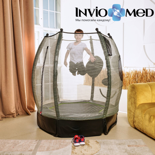 Батут DFC LANGXUN PANDA 55 дюймов с сеткой фото фото 17 Батут DFC LANGXUN PANDA 55 дюймов с сеткой фото фото 17