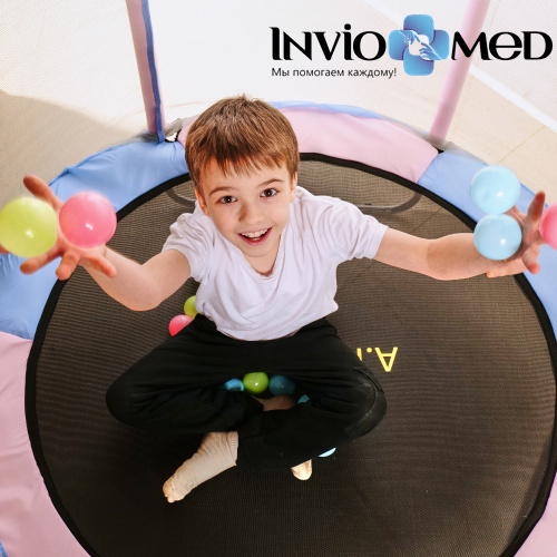 Батут DFC A.KOU KIDS 55 дюймов с сеткой фото фото 18 Батут DFC A.KOU KIDS 55 дюймов с сеткой фото фото 18