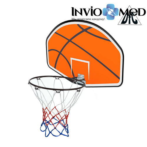 Баскетбольный щит с кольцом для батутов DFC фото