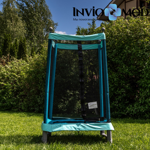 Батут DFC MONKEY 50х50", син/зел, сетка (127х127см) фото фото 20