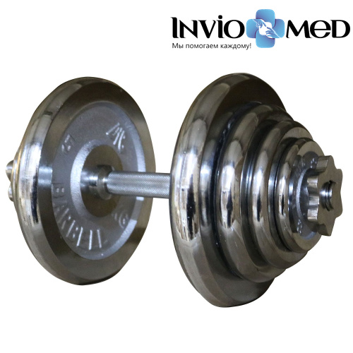 Диск хромированный DFC, 26мм, 20кг фото фото 2 Диск хромированный DFC, 26мм, 20кг фото фото 2