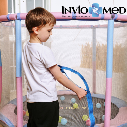 Батут DFC A.KOU KIDS 55 дюймов с сеткой фото фото 12 Батут DFC A.KOU KIDS 55 дюймов с сеткой фото фото 12