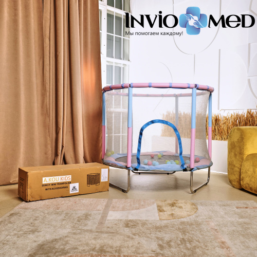 Батут DFC A.KOU KIDS 55 дюймов с сеткой фото фото 21 Батут DFC A.KOU KIDS 55 дюймов с сеткой фото фото 21