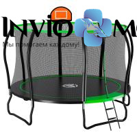Батут Jump Power 12 ft Pro Stable Point Green фото Батут Jump Power 12 ft Pro Stable Point Green фото